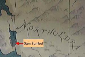 Spotting the location of Dam in Enchanted forest