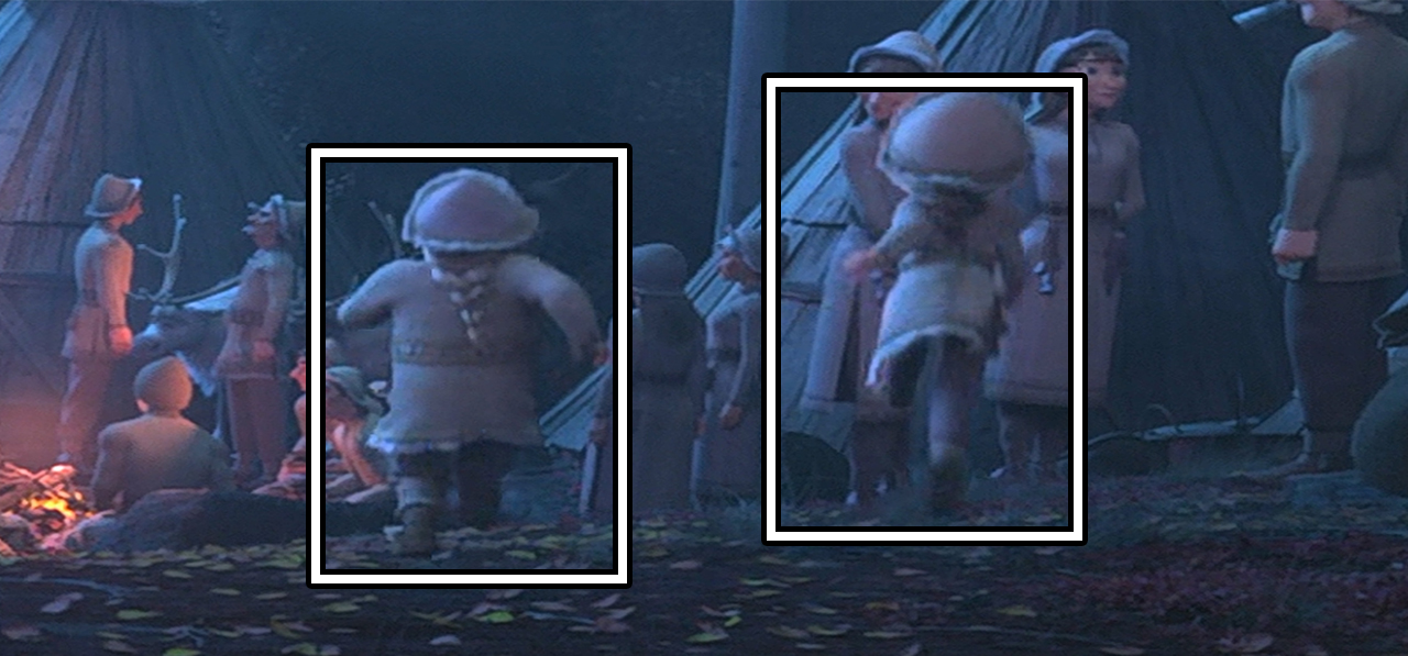 Northuldra children running away