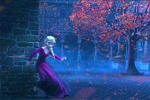 Tracking Elsa's route in Into the Unknown scene #1