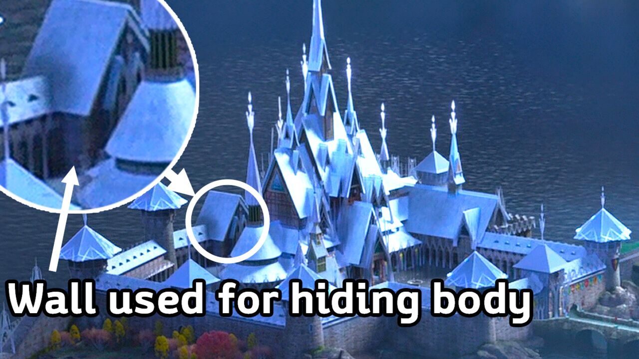 View of Arendelle castle in ending scene.