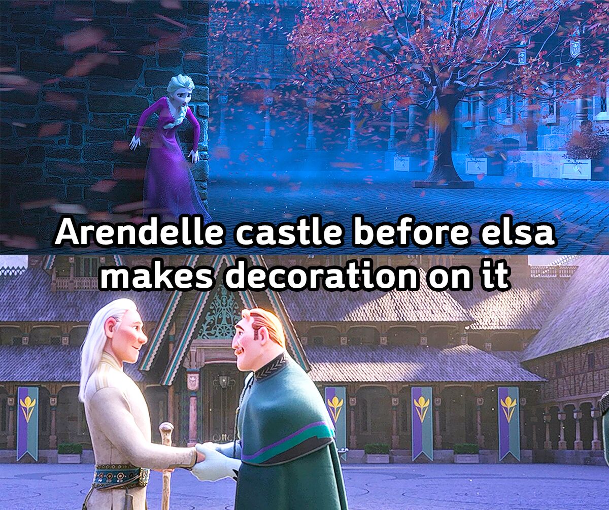 Comparing castle walls from past and present