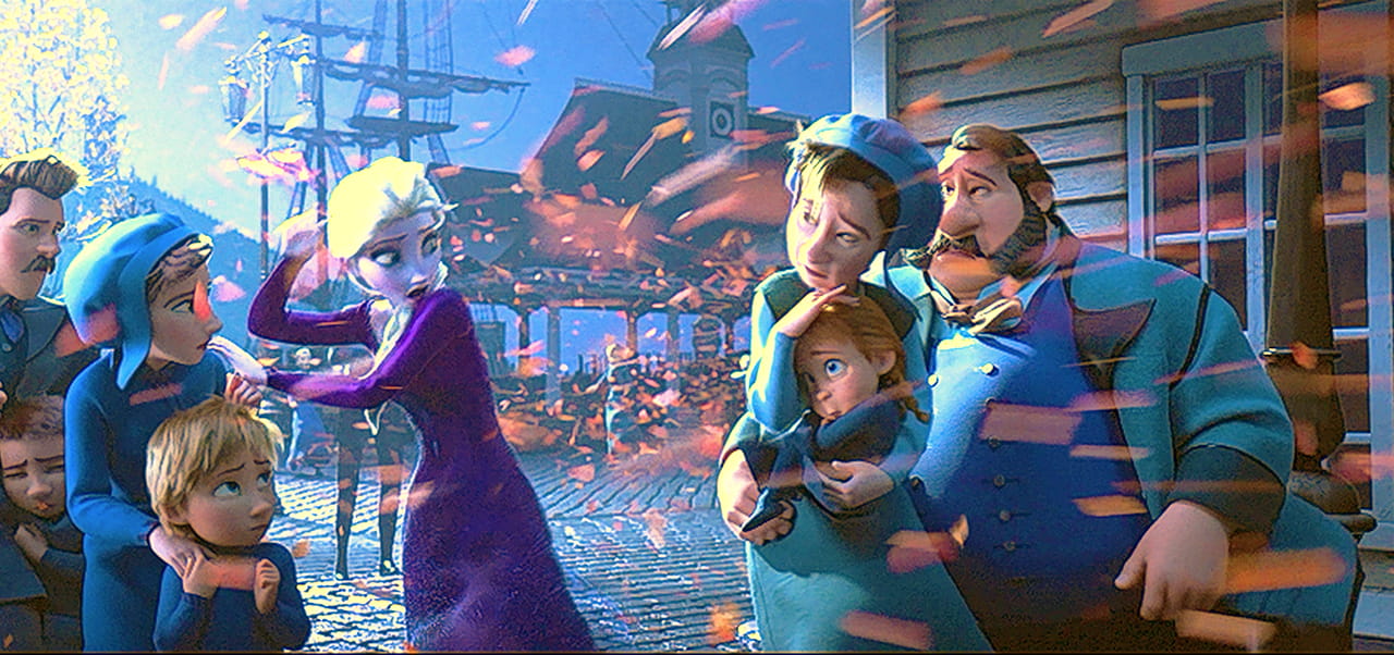 Elsa passing market square