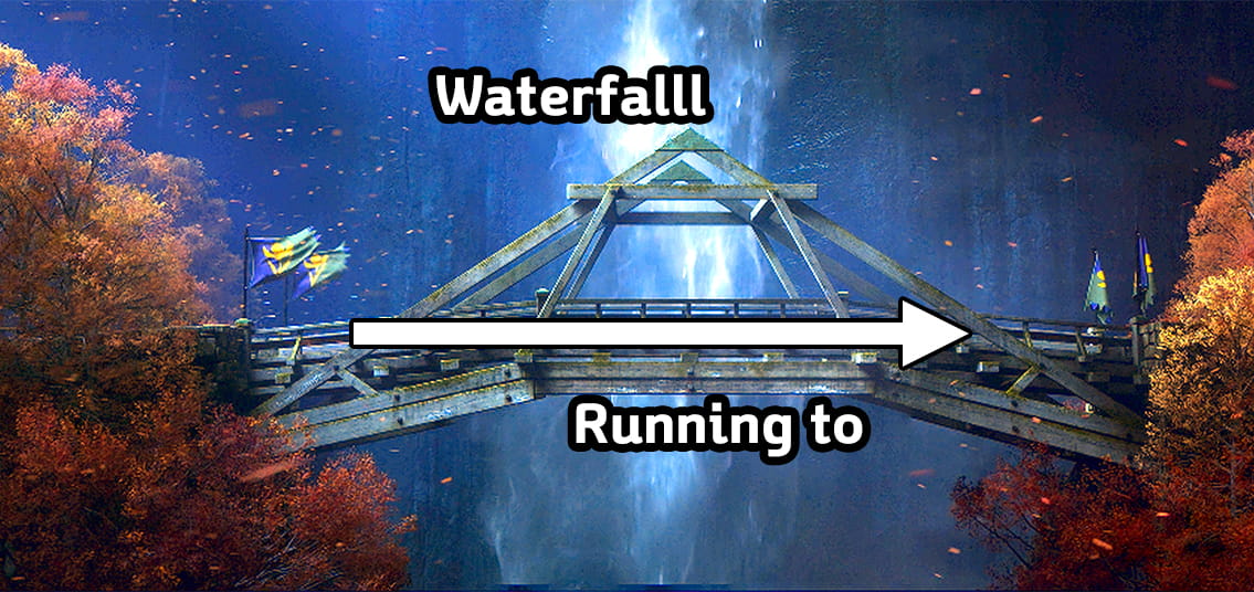 The bridge seen in the Into the unknown song