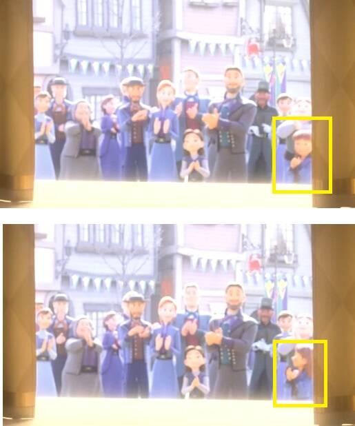 엔딩 장면에서 등장한 육분의 소녀