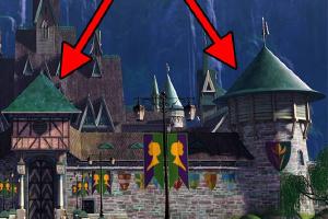 아렌델성의 안나, 엘사, 부모님의 방 위치를 알아보자