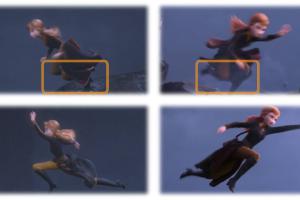 안나의 멀리뛰기 장면으로 알수있는 사실들