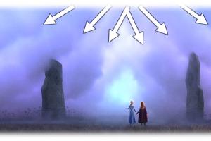 엘사는 어떻게 다크씨 안개를 통과했을까?