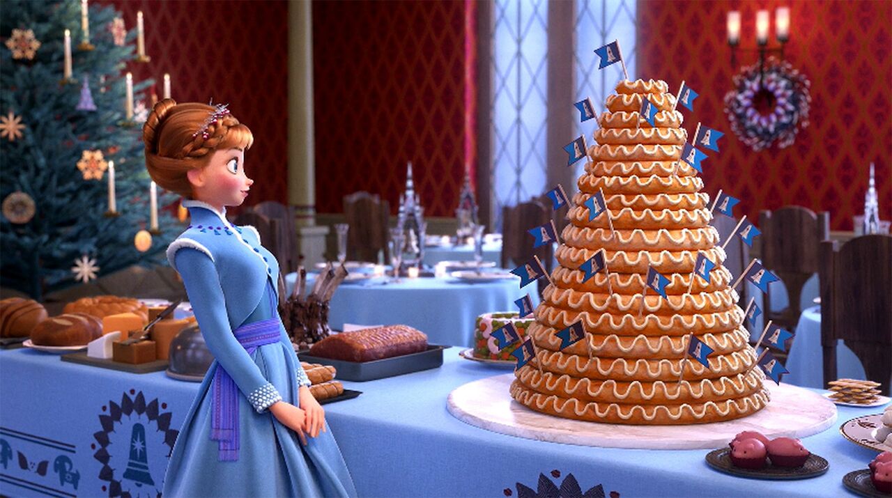 몰래 크란세카카를 노리는 안나의 모습